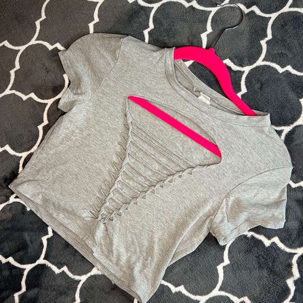 ❥Nany Nany ❥Grey Crop top